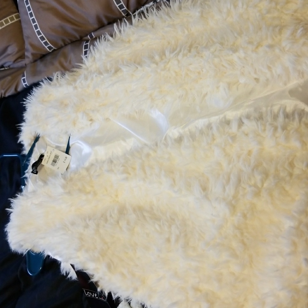 Faux fur vest